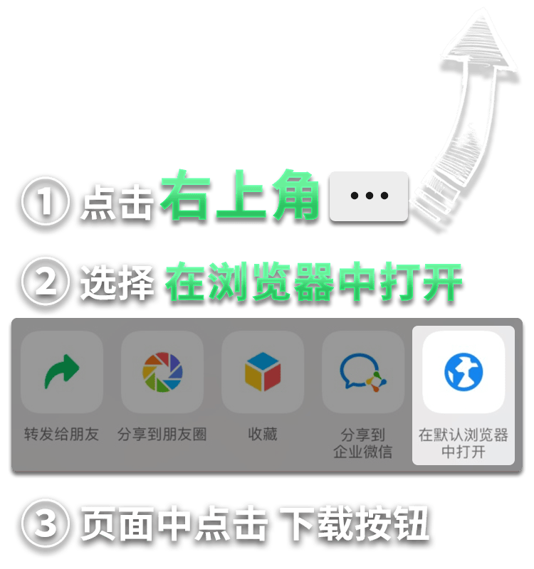 请右上角浏览器打开